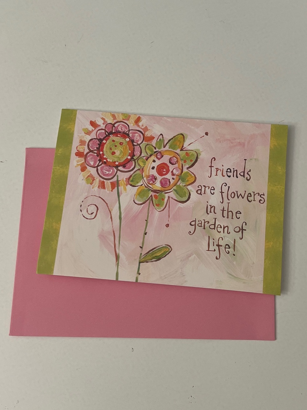 Notecards Set of 8 - friends are flowers